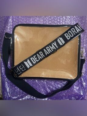LARGE Interchangeable ITA PIN BAG + BTS ARMY Interchangeable Bag Strap + BTS PIN